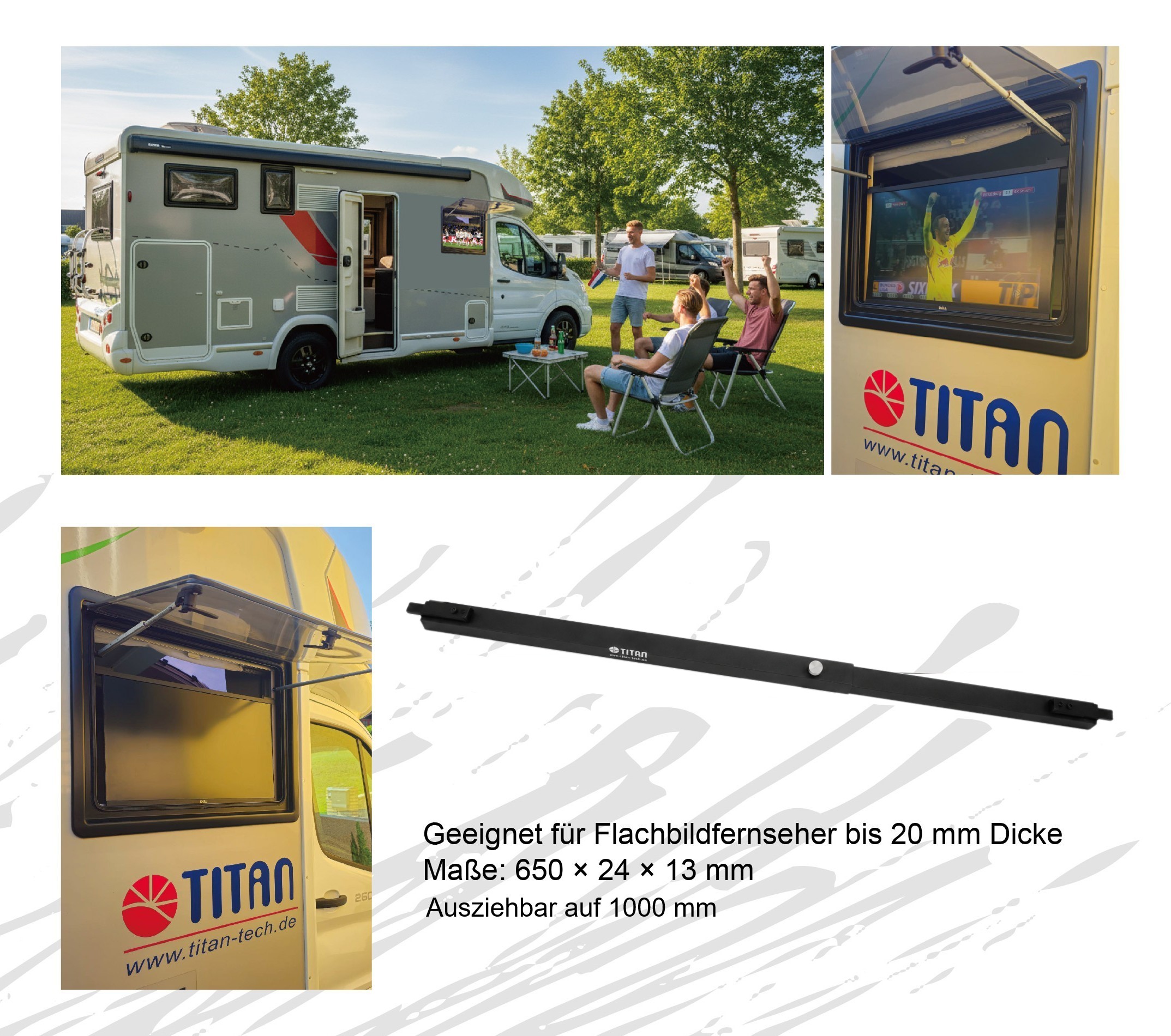 Camper Fenster TV-Halter TTC-TH100