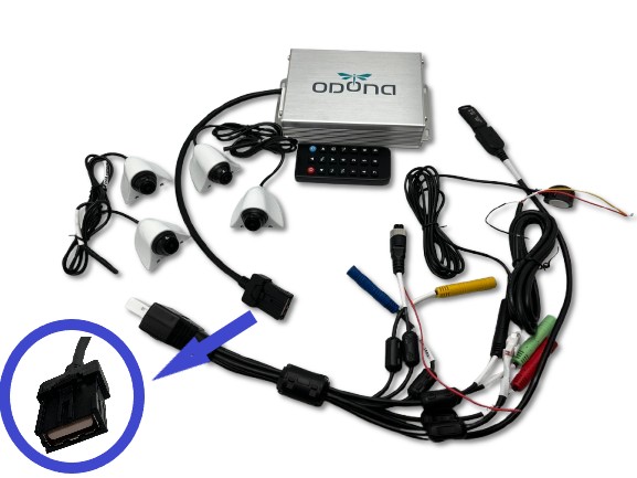 360° Rundumsicht System mit 10" Monitor