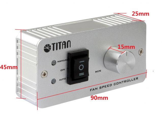 Kühlschrank-Doppellüfter TTC-SC09TZ(B) 120x25mm