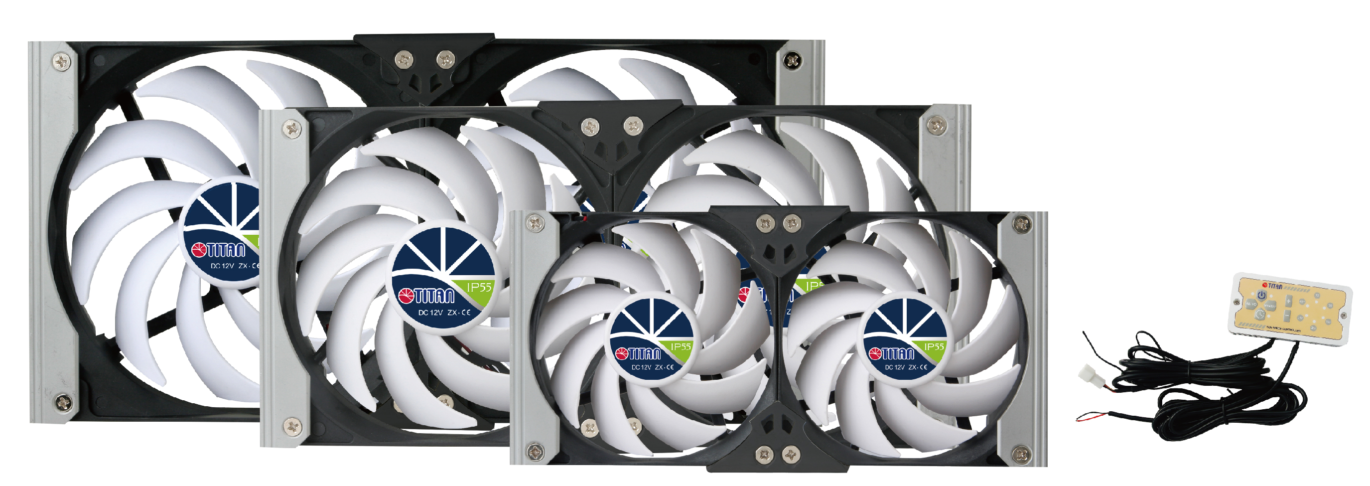 Kühlschrank-Doppellüfter TTC-SC20(B)V2+