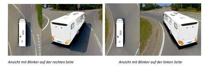 360° Rundumsicht System mit 10" Monitor